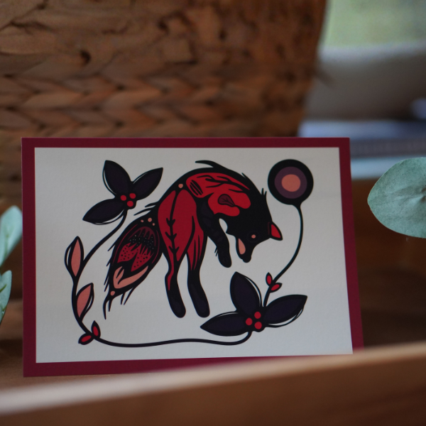 Fox at Twilight - Greeting Card