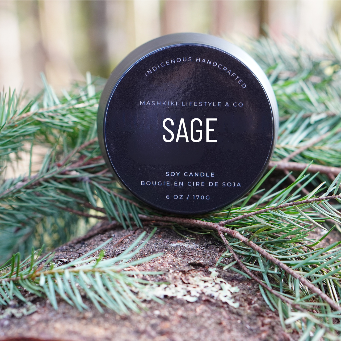 Sage | Sage + Sea Salt - Soy Candle