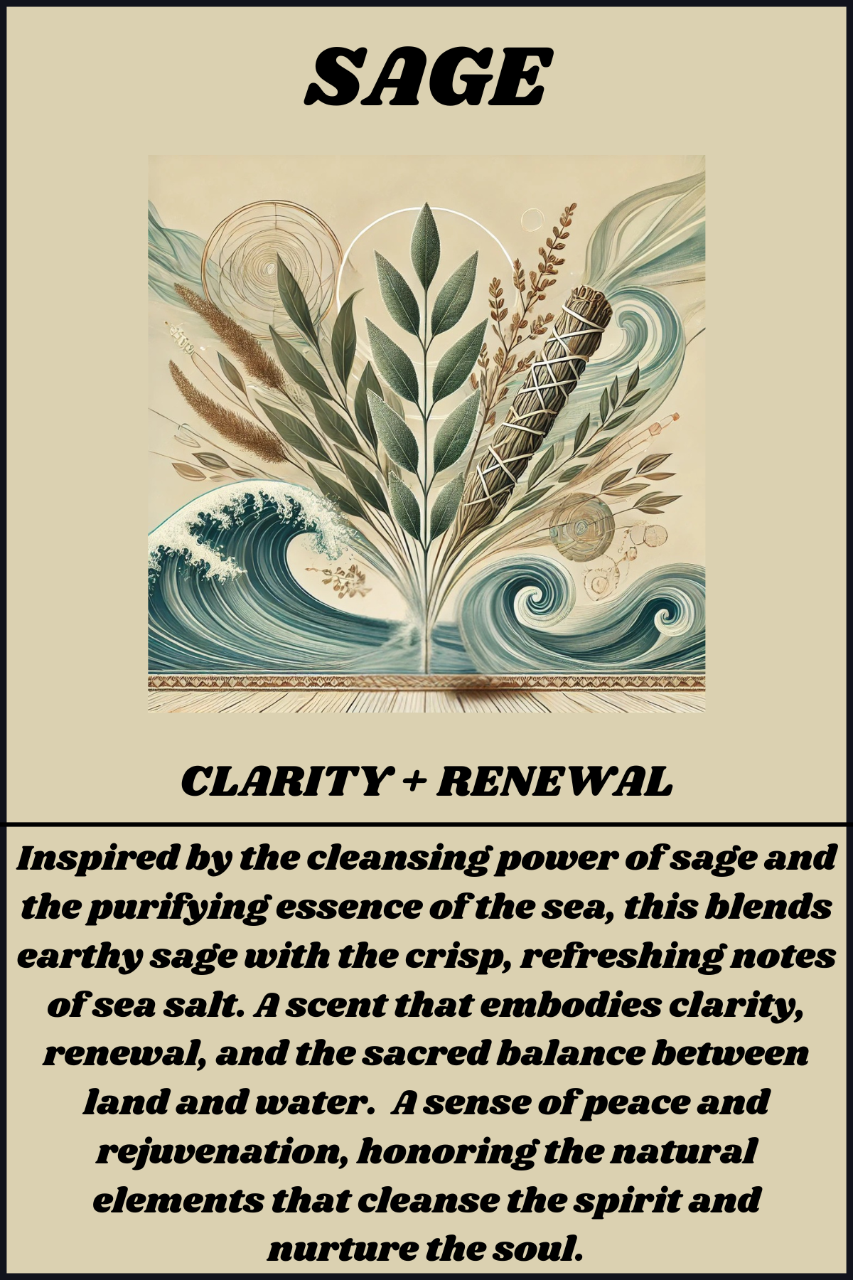 SAGE - SOY CANDLE