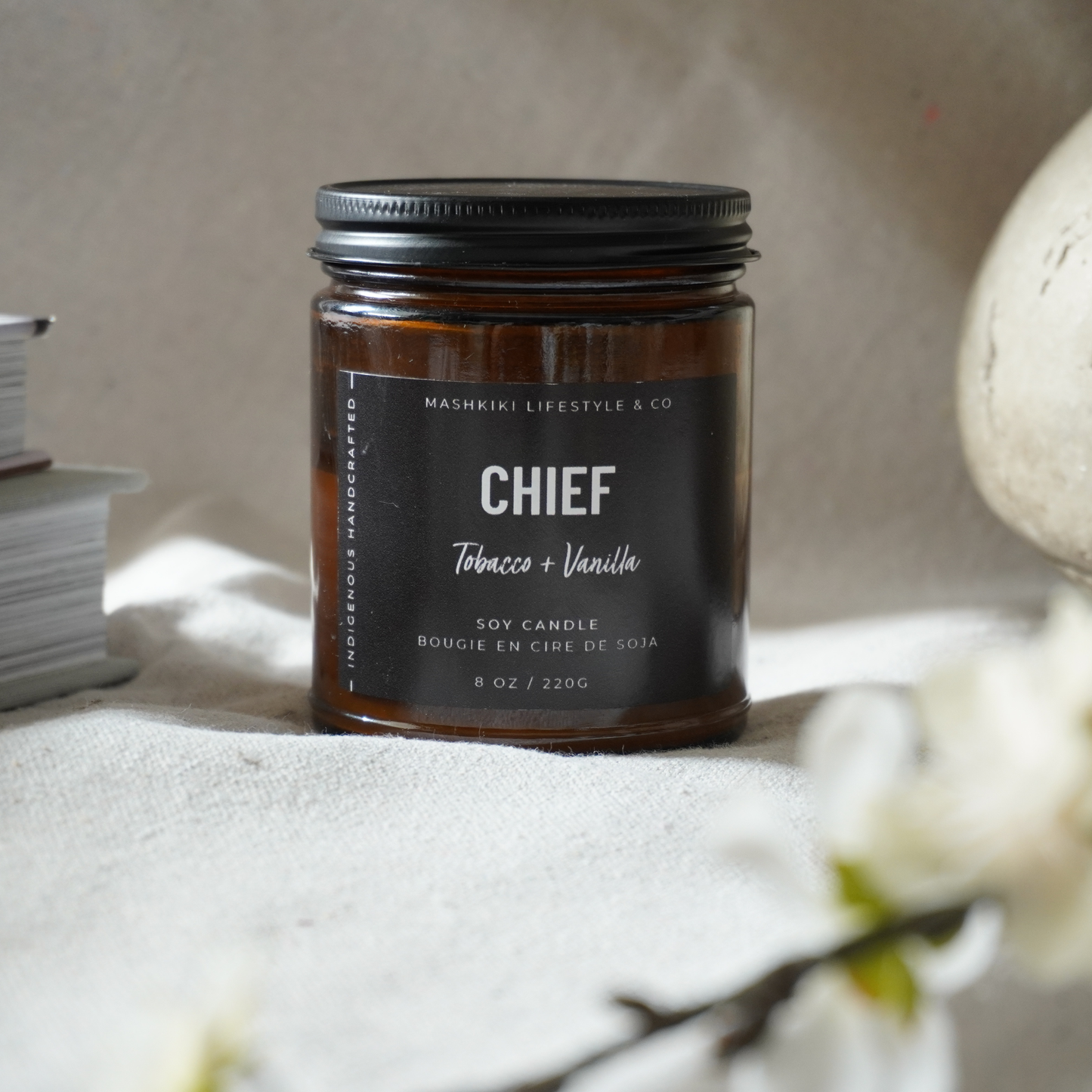Chief | Tobacco + Vanilla - Soy Candle
