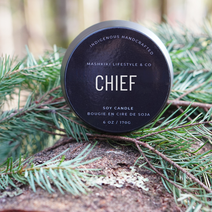 Chief | Tobacco + Vanilla - Soy Candle