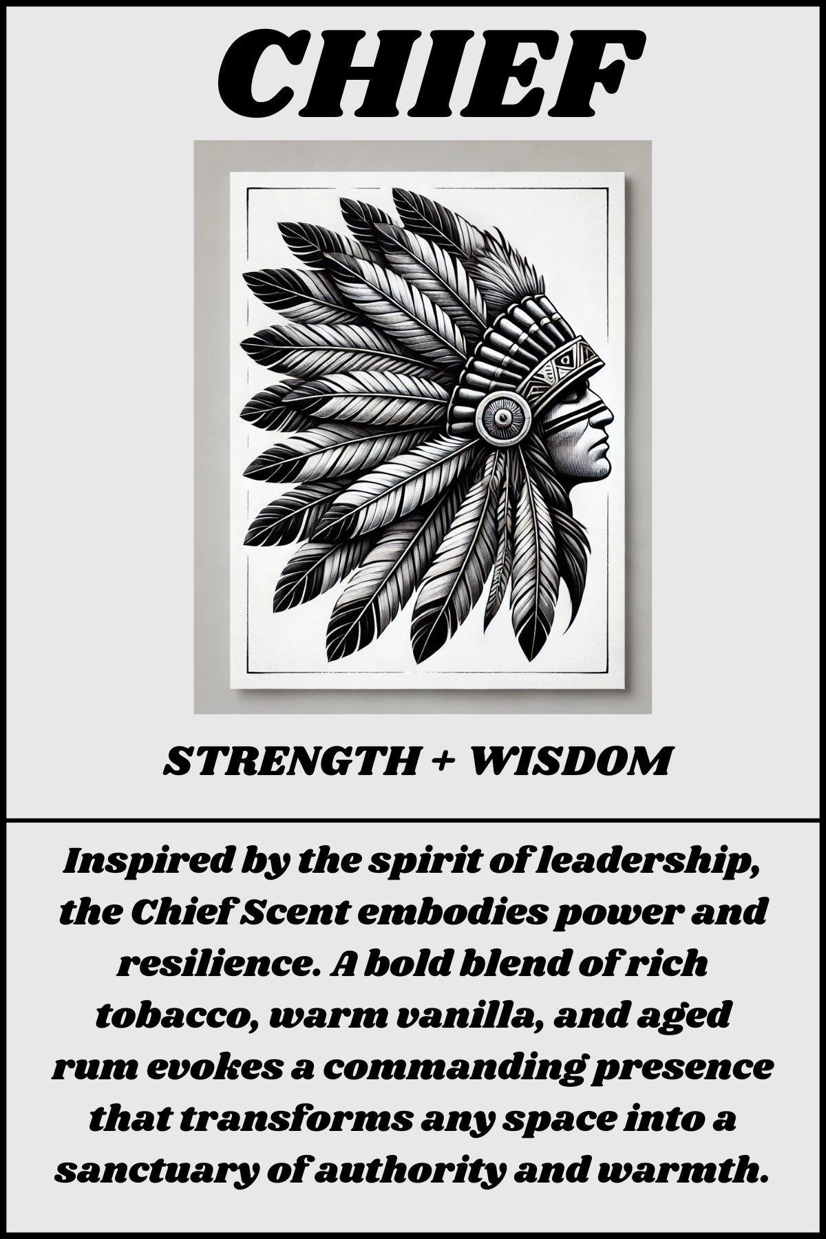 CHIEF - SOY CANDLE
