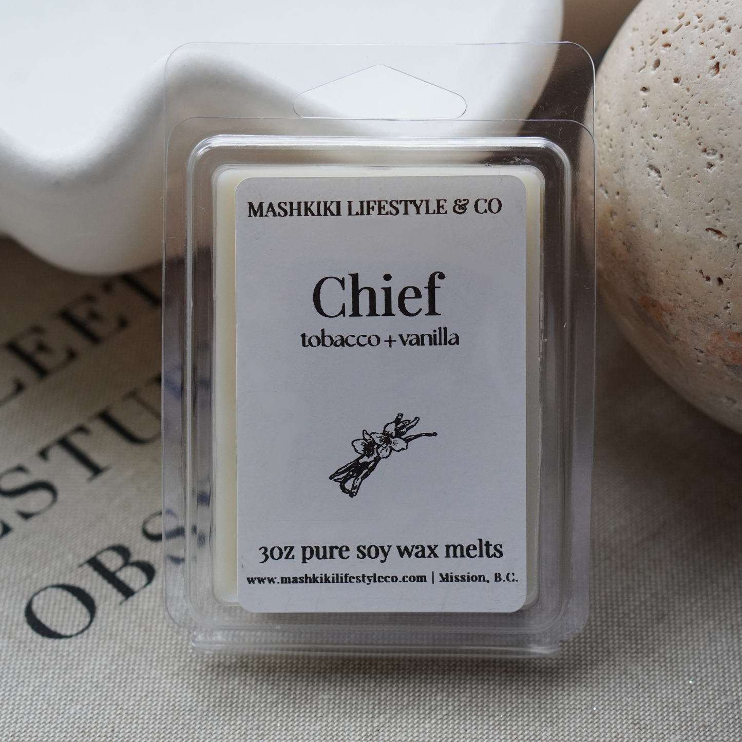 Chief |  Tobacco + Vanilla  - Wax Melts