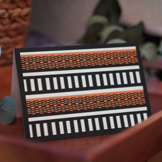 Coast Salish Weaving  - Greeting Card