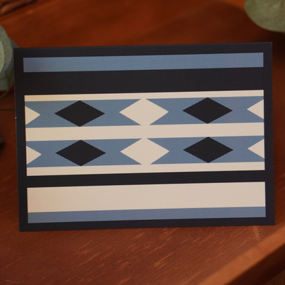 Coast Salish Weaving  - Greeting Card