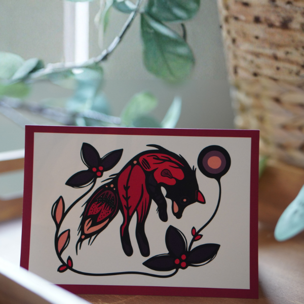 Fox at Twilight  - Greeting Card