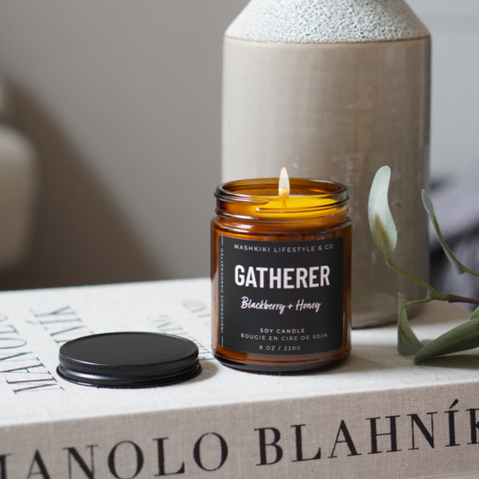 Gatherer | Blackberry + Honey -  Soy Candle