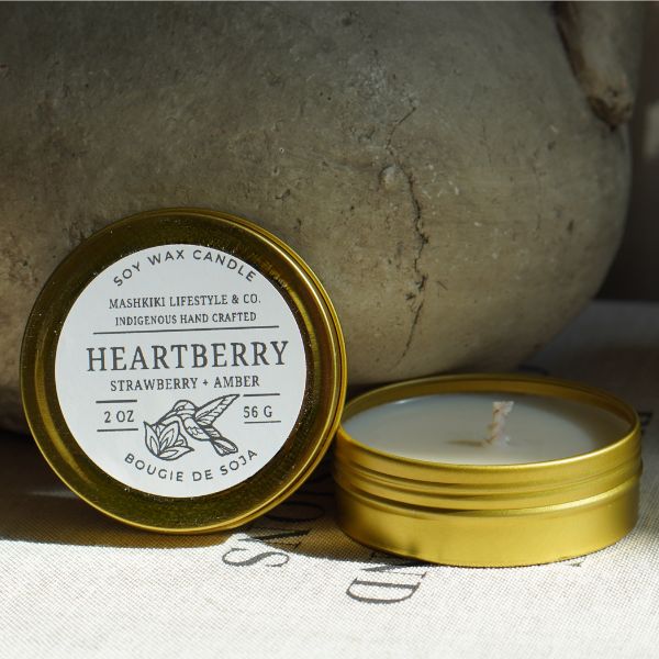 Heart Berry | Strawberry + Amber - Soy Candle