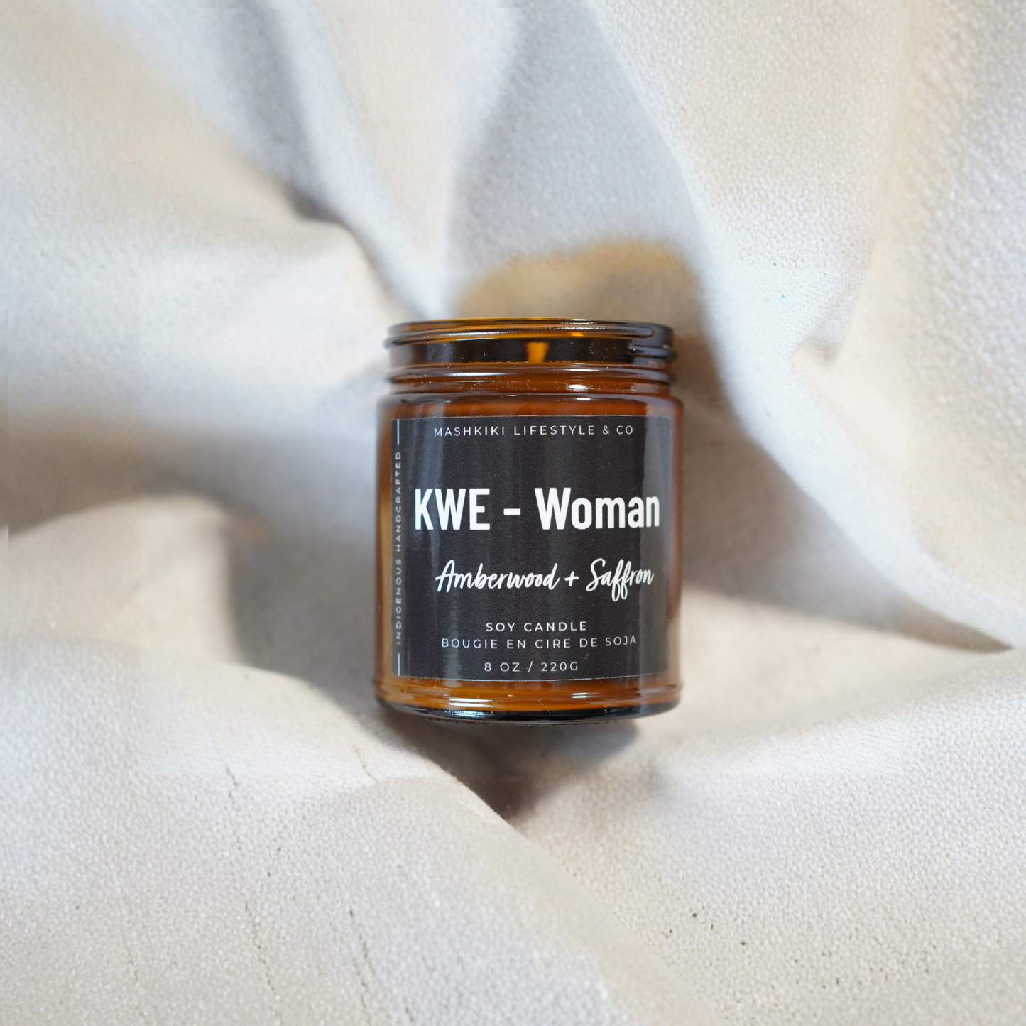 KWE - Woman | Amberwood + Saffron - Soy Candle