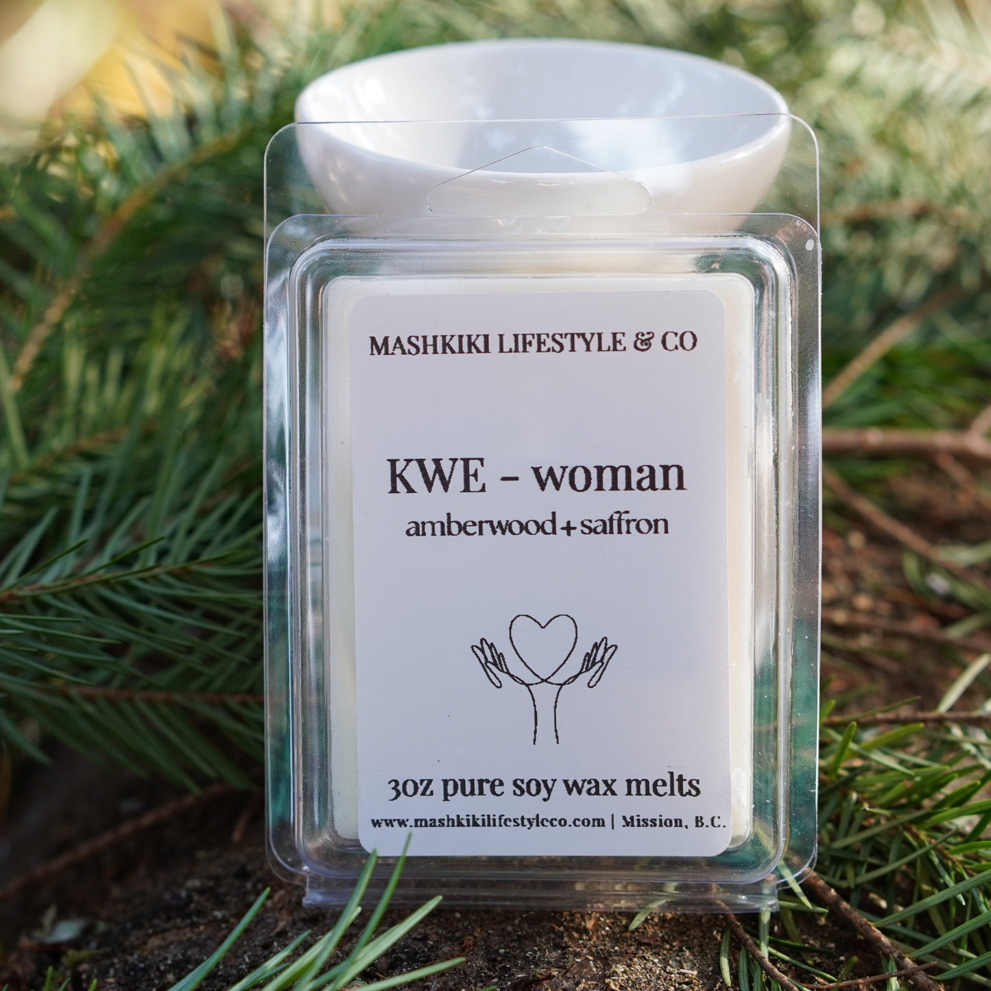 KWE - Woman | Amberwood + Saffron -  Wax Melts