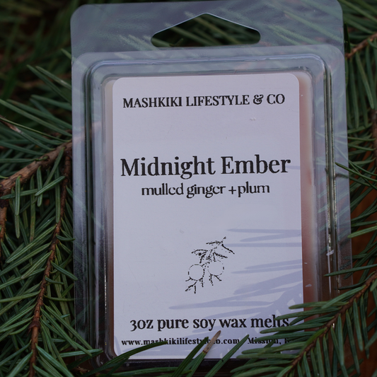 Midnight Ember | Mulled Ginger + Plum -  Wax Melts