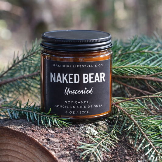 Naked Bear | Unscented - Soy Candle