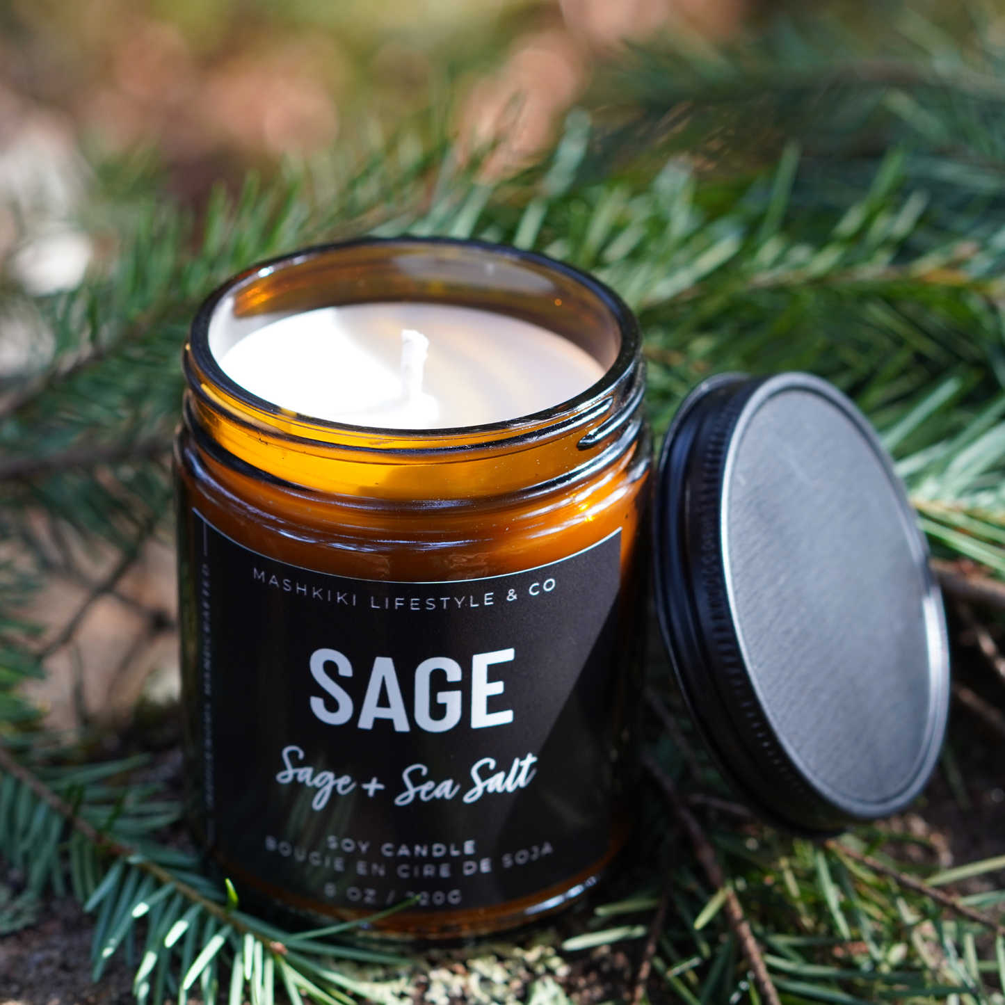Sage | Sage + Sea Salt - Soy Candle