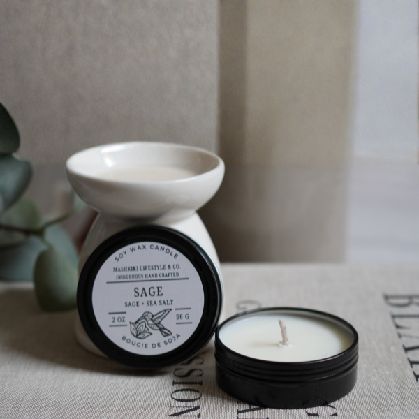 Sage | Sage + Sea Salt - Soy Candle