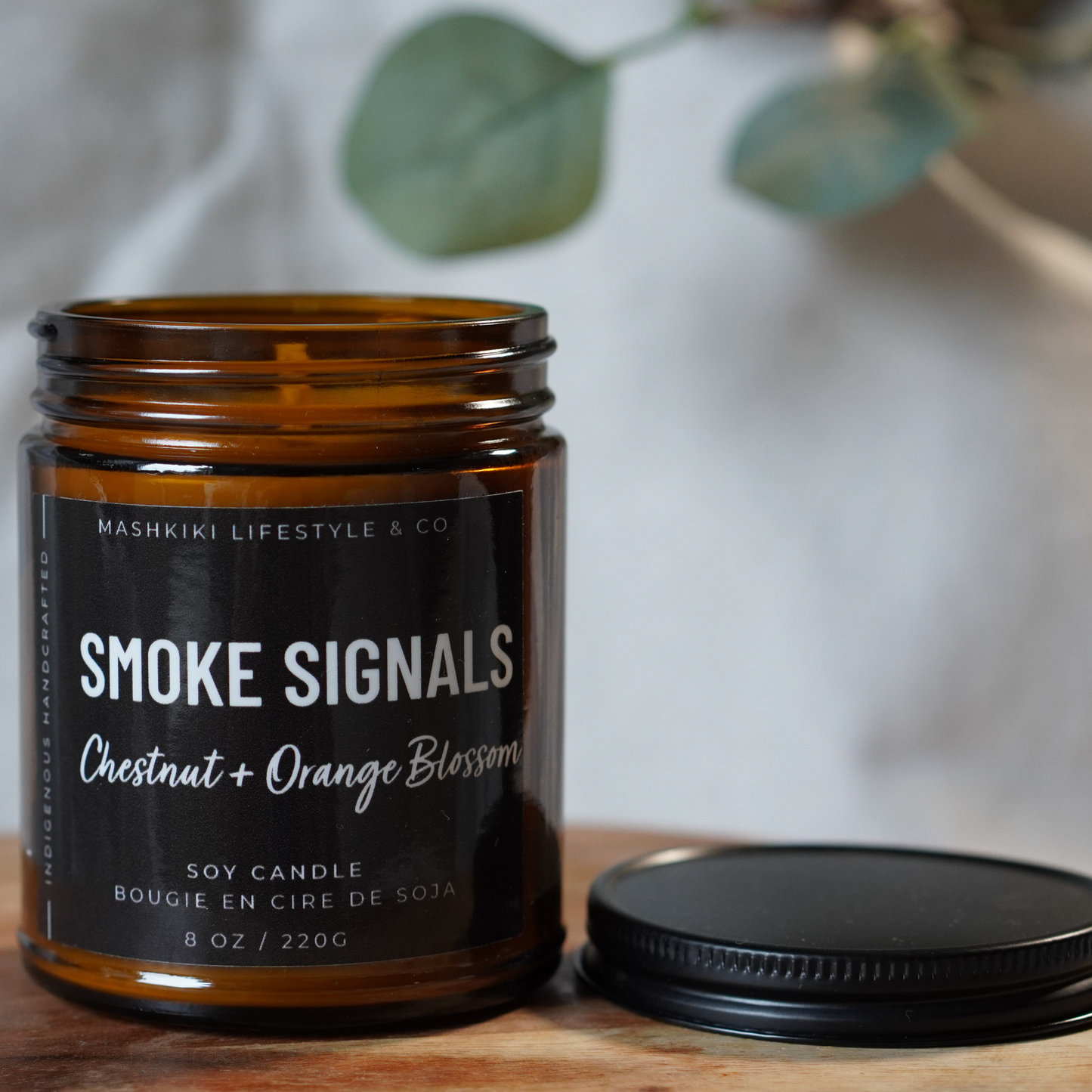 Smoke Signals | Chestnut + Orange Blossom - Soy Candle
