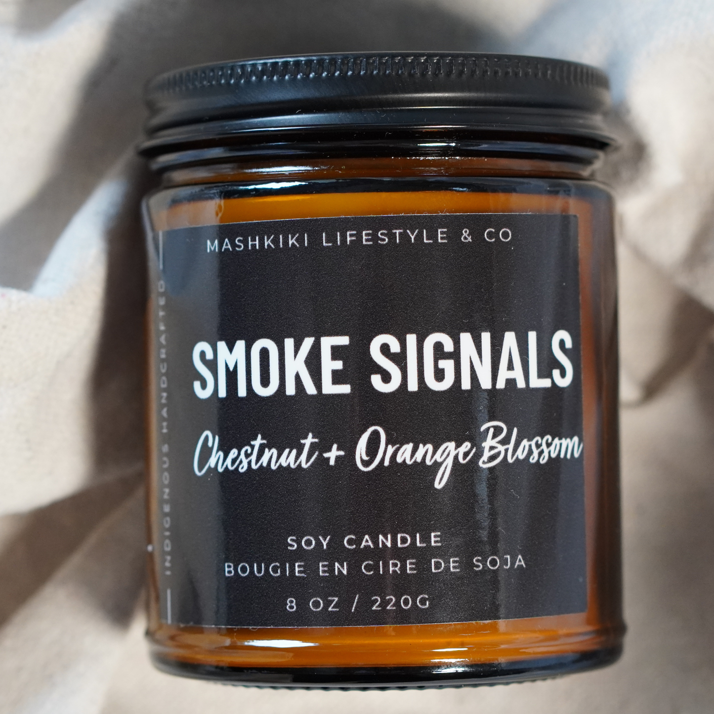 Smoke Signals | Chestnut + Orange Blossom - Soy Candle