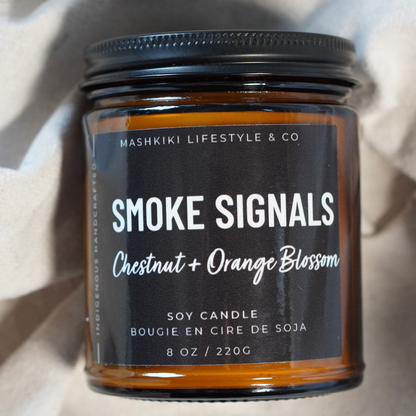 Smoke Signals | Chestnut + Orange Blossom - Soy Candle