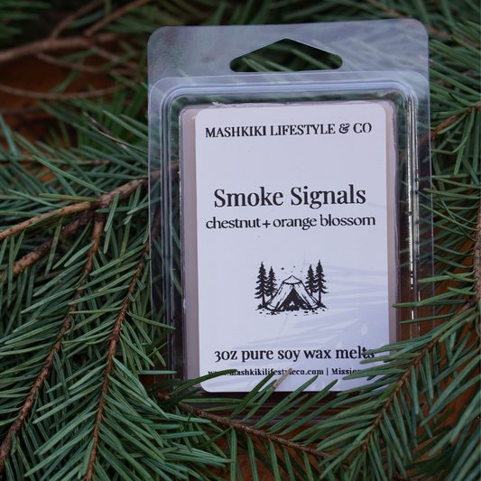 Smoke Signals | Chestnut + Orange Blossom -  Wax Melts