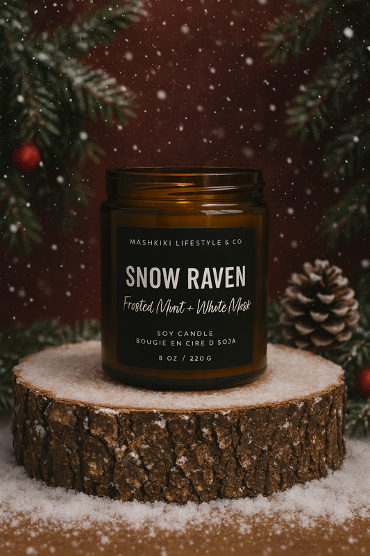 SNOW RAVEN - SOY CANDLE