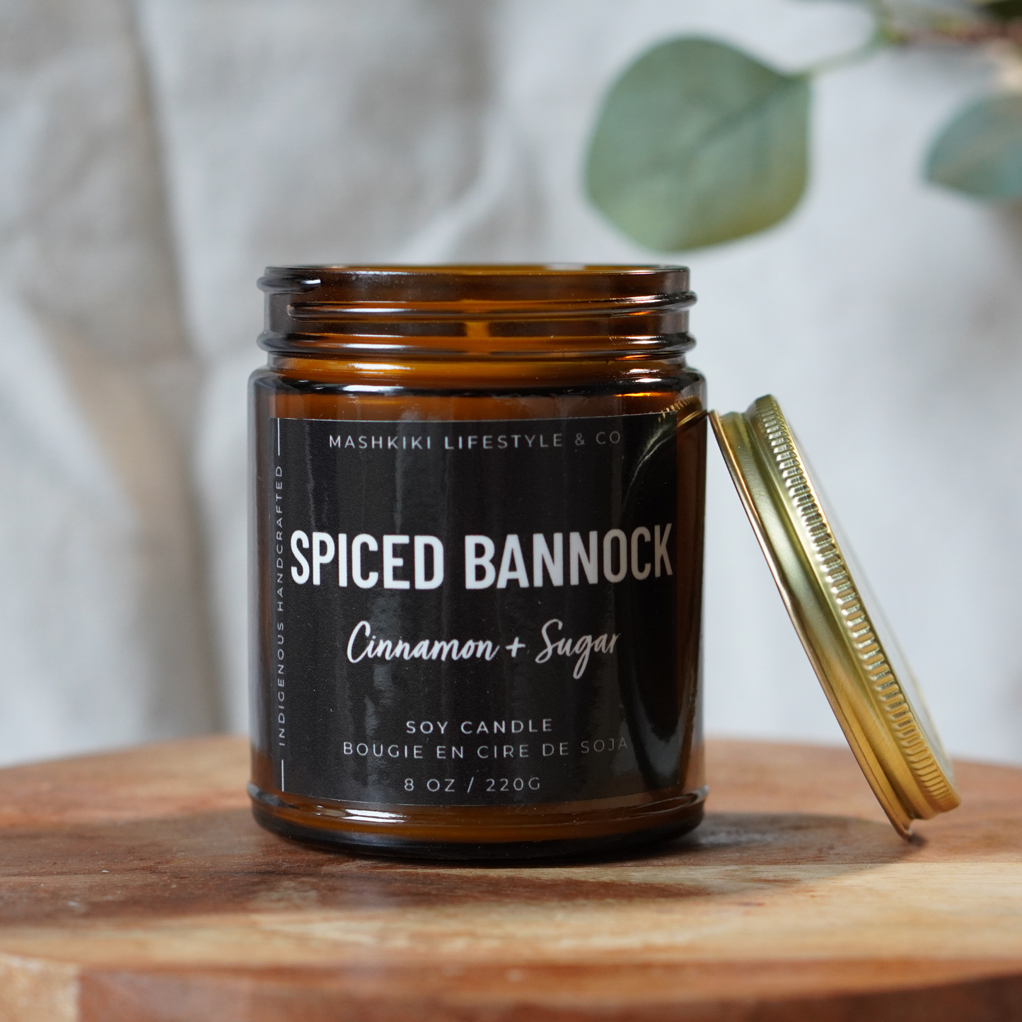 Spiced Bannock | Cinnamon + Sugar - Soy Candle