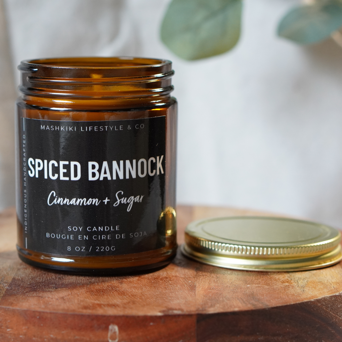 Spiced Bannock | Cinnamon + Sugar - Soy Candle